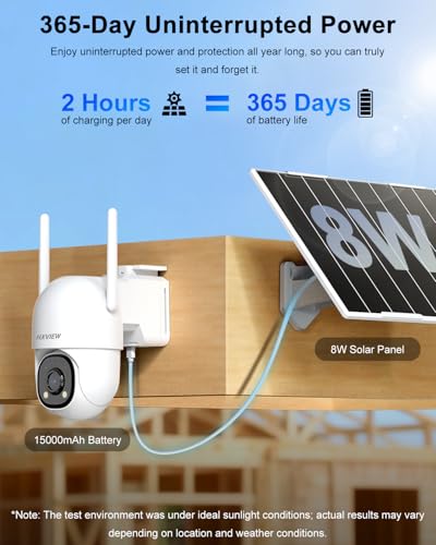 Image of 4G LTE Cellular Solar Security Camera Outdoor Wireless, No WiFi
