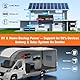 2000W Wechselrichter 12V auf 230V Reiner Sinus Spannungswandler Inverter Konverter mit 2 EU Steckdose, 30W USB-C, 5V 3.1A USB,LCD-Fernbedienung,für Wohnwagen, LKW,Solarenergie,Spitzenleistung 4000W