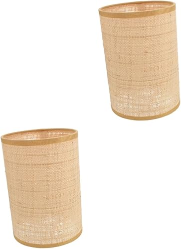 DOITOOL 2 pantallas de lámpara de araña para lámpara de mesa, lámparas de araña de metal rural