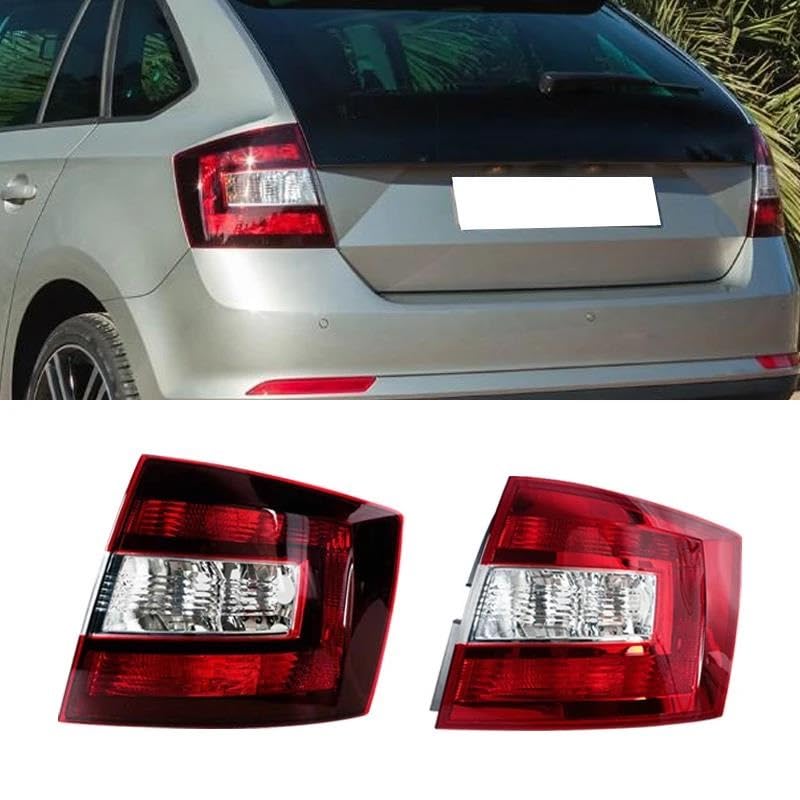 Feu arrière pour Skoda Spaceback 2014-2019 côté gauche noir LED - 4