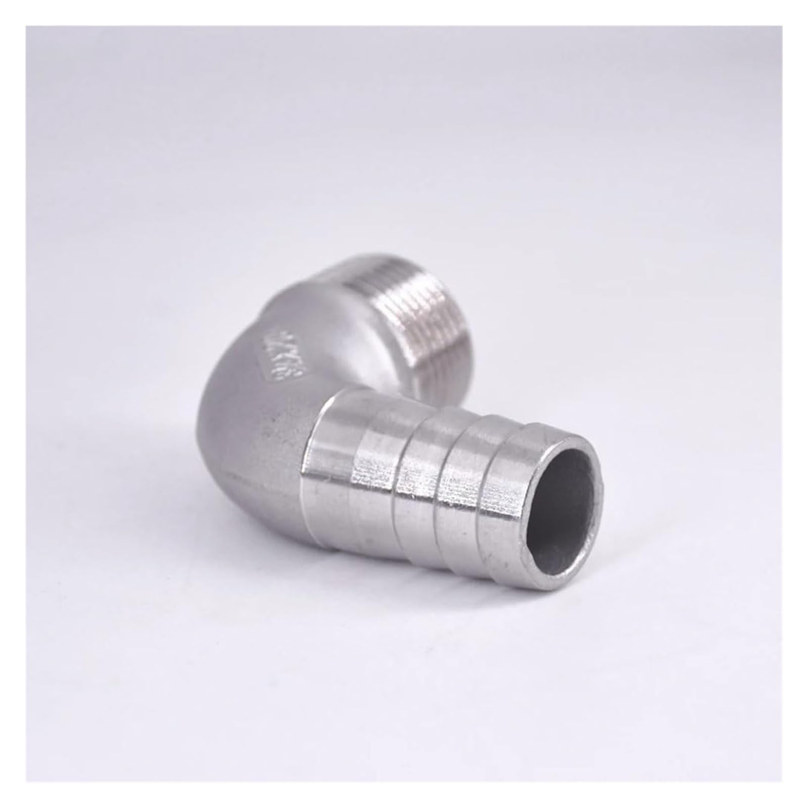 Złącza kolankowe, kolano ze stali nierdzewnej, 1/8" 1/4" 3/8" 1/2" 3/4" 1" 2" BSPT męskie 6 8 10 12 14 15-60mm kolano z króćcem do węża 90 stopni,Złączki kolankowe(1 1l2 BSPT To 32mm)