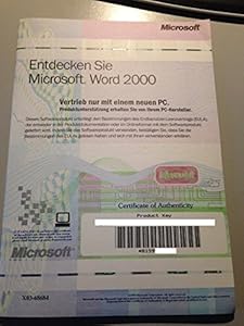 Microsoft Word 2000 CD W32 / Textverarbeitung (Vollversion)