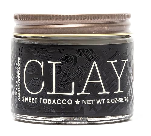 18.21 Man Made Hair Styling Product, 2oz. Original Sweet Tobacco Scent in Clay with Matte Finish