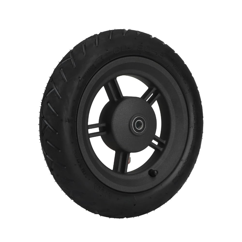Conjunto de rueda delantera con neumáticos sin cámara 60/90-8 para Xiaomi Electric Scooter 5 Plus, llanta de aluminio negro