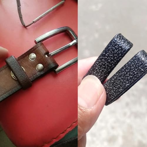 10 Pack Belt Loop Keeper Plastic Leather Grain Belt Keepers End Straps Holder Organizer for Men's Casual Leather Belt Every Day Jeans Belts Leather Ratchet Belt Handmade Classic Dress Belt4