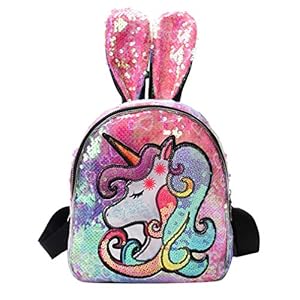 RLGPBON Eenhoorn rugzak voor peuters, meisjes en tieners