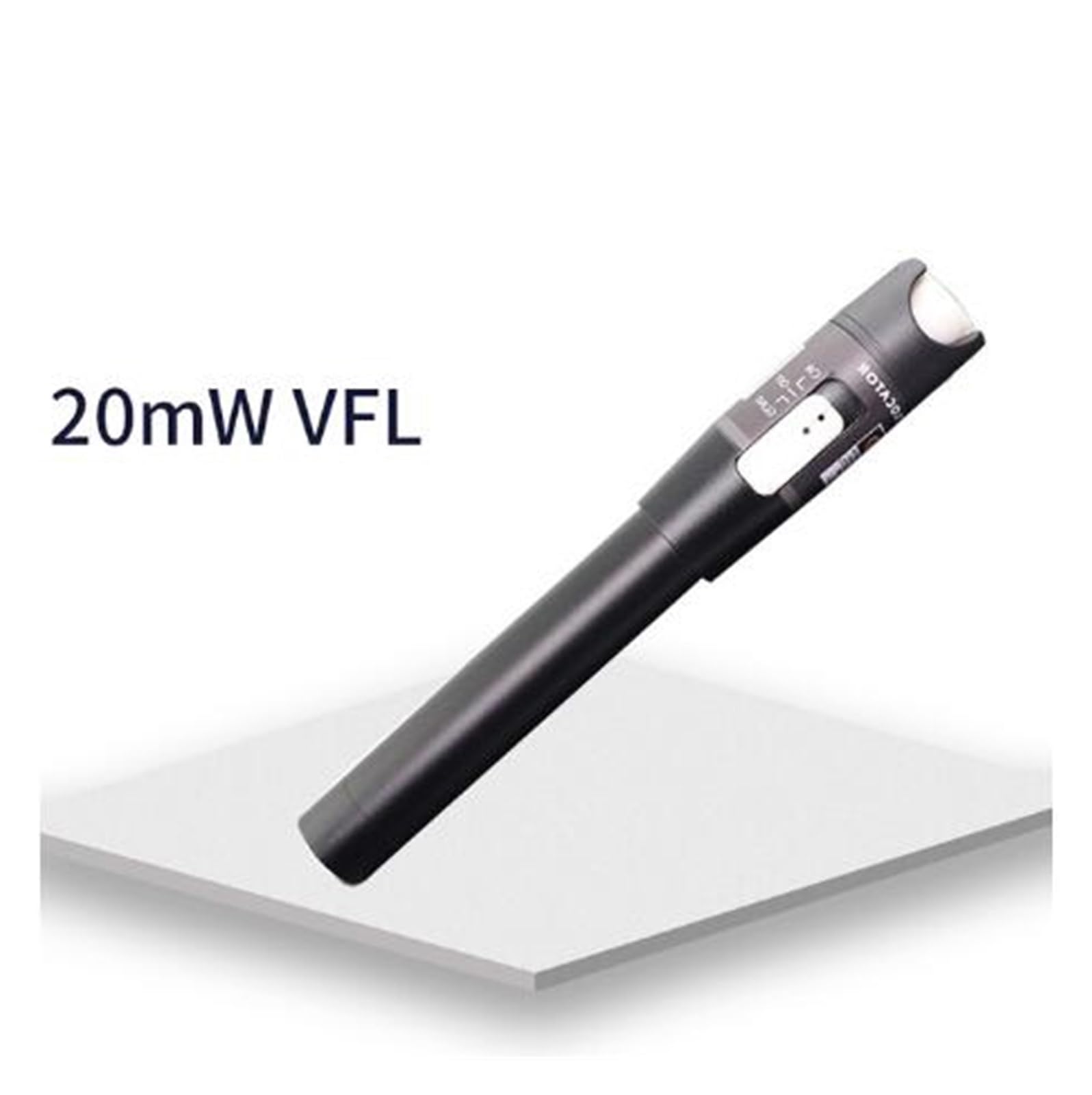 Testeur de fibre optique 30 MW, localisateur défaut visuel à lumière rouge type stylo for 1 mw/5 mw/10 mw/20 mw/30 mw, SC/FC/ST Inspection de circuits