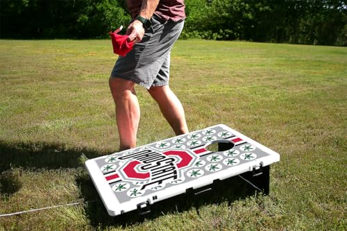 Ohio State Buckeyes Fanatic Baggo 2x3 Bean Bag Toss Portable Cornhole Game3