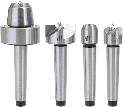 ArtisanShow 4 piezas MT1 Live Center - Juego de taza de espolón giratorio de madera para torno de madera, para torno de madera y metal, dedal de disponible en Yaxa Colombia