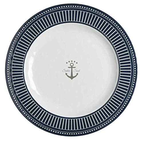 Marine Business Essteller, flach groß, 28cm, rund - Sailor Soul, einzeln