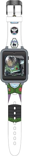 Miniatura 5 de Accutime Disney Toy Story Buzz Lightyear - Reloj inteligente con pantalla táctil de aprendizaje educativo blanco para niños, niñas, niños pequeños,