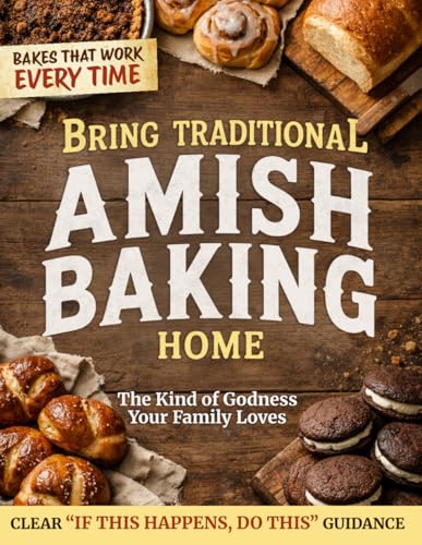 Bring Traditional Amish Baking Home: Bake the Kind of Goodness Your Family Loves | Dependable Wholesome Breads, Rolls & Comfort Pies Made with Simple, Timeless Methods and Guided by Clear Dough Cues