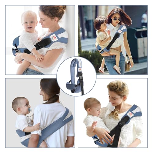 Kleinkind Trage Für Säuglinge, Kleinkind Trage Einstellbar, Ergonomisch Toddler Carrier, Babytrage Carrier, Leichte Babytrage, Tragegurt Baby, für 6 Monaten bis 42 Monaten, bis zu 50 Pfund hält – Bild 8