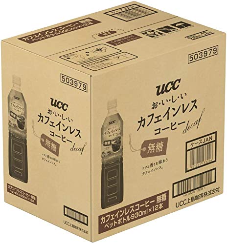 Ucc おいしいカフェインレスコーヒー 無糖 930ml 12本が割引クーポン特価564円 激安らぼ