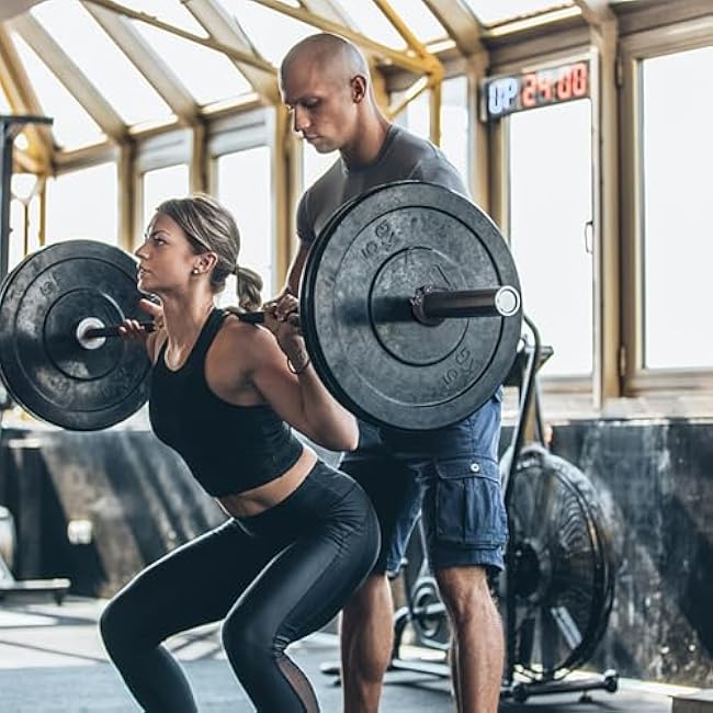 Aluminum Olympic Barbell Clamps 2 Inch, Heavy Duty Barbell Collars, Quick Release Weight Clips, Secure Bar Locks for Professional Weightlifting & Gym Training.