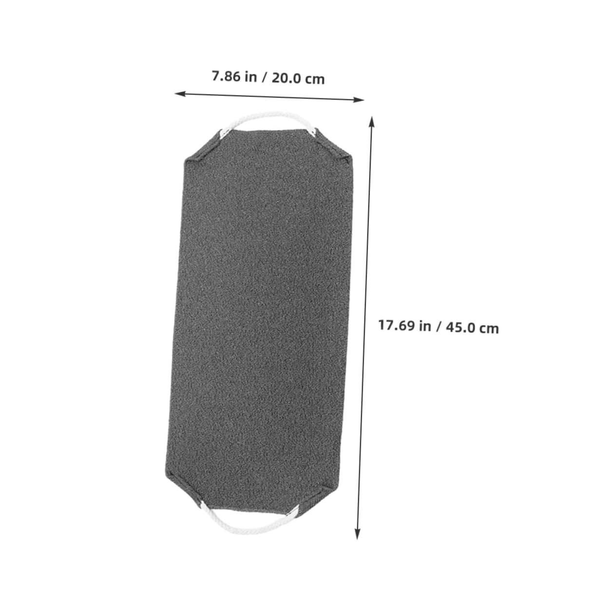 NIYANGLE 2pcs Long Exfoliating Shower Scrubber for Body Deep Towel with Handles Bath Accessory for Men Women Design for Hard to Clean Areas