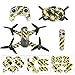 LOVONLIVE Pegatinas protectoras de PVC para DJI FPV, calcomanías a prueba de arañazos piel impermeable PVC película colorida para DJI FPV Drone/Gafas V2/Joystick Controller/Remote Controller