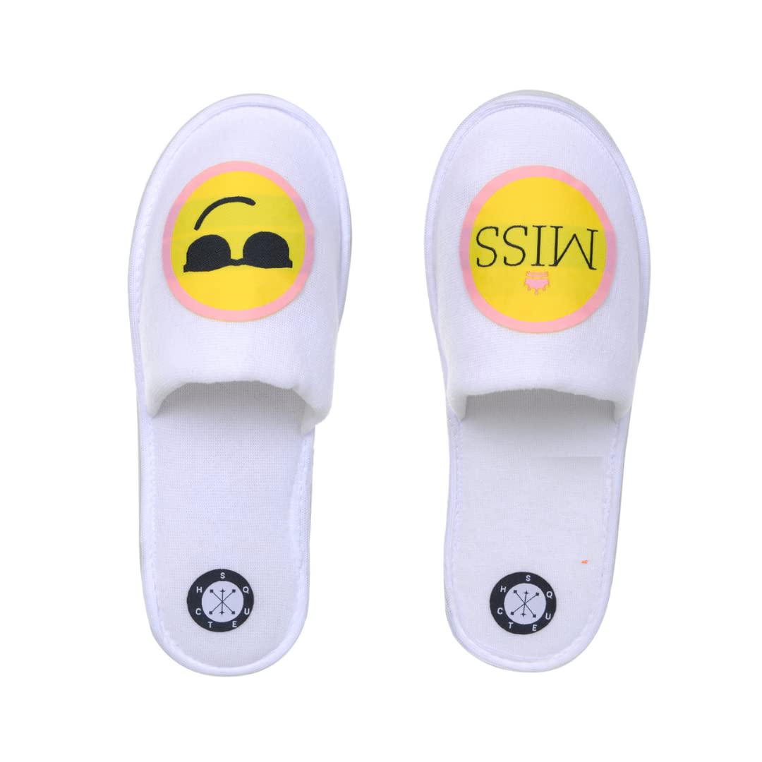 MISS COOL Cute Laugh House Slippers For Women Flip Flops Winter Carpet Slippers for Bedrooms Indoor Carpet Home Slipper-image-36