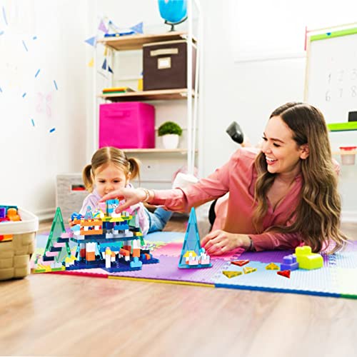 267 Pcs Magnetic Tiles Magnet Building Tiles Clear Magnetic 3D Building Blocks Construction Playboards - Inspirational, Recreational, Educational (Magnetic Tiles) #TOP1