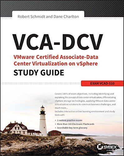 VCA-DCV VMware Certified Associate on vSphere Study Guide: VCAD-510 1st edition by Schmidt, Robert, Charlton, Dane (2015) Paperback