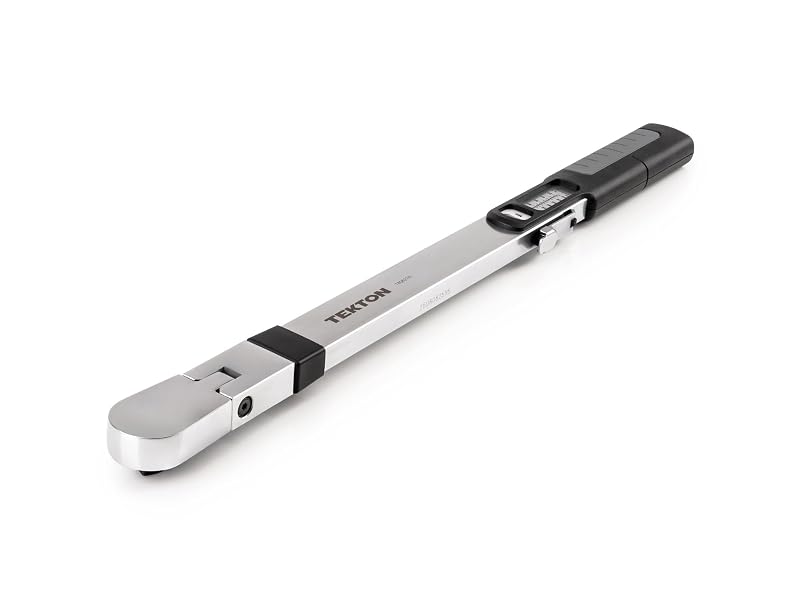 Chave de torque TEKTON tipo split beam com encaixe de 9,5 mm (3/8 pol.), cabeça flexível, 26–130 N·m, TRQ62131