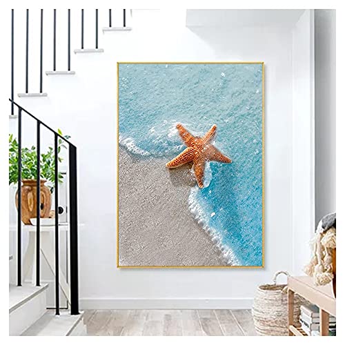 Loisir créatif anti-stress Point de Croix 70x140cm plage de sable diamant