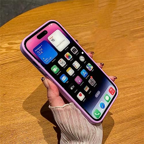 Coque en silicone liquide verte avec protection objectif pour iPhone 14 Plus