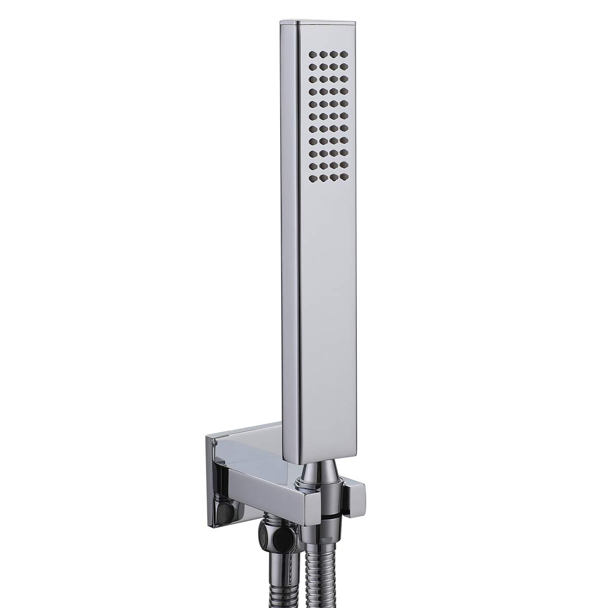Ownace Square Solid Brass Chrome Hand Held Shower Head
