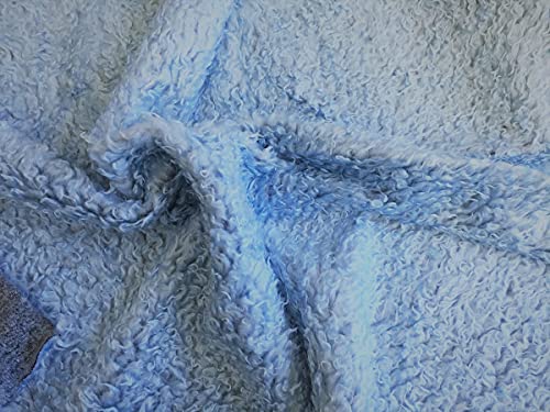 Tissu en fausse fourrure bouclée de qualité supérieure imitation laine