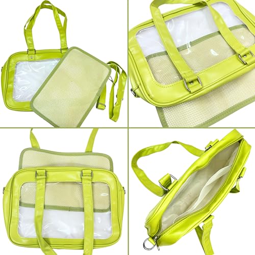 Image of TTCAYU Ita Bag Crossbody kawaii Pin Display Bag with Insert Ita Messenger Bags Japanese Handbag Shoulder JK Purse for Girl