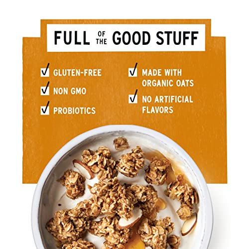 Image of Purely Elizabeth Honey Almond + Probiotics Ancient Grain Granola, Gluten Free & Non-GMO, 8 Ounce (Pack of 2)