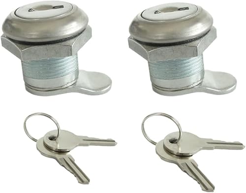 Miniatura 2 de Paquete de 2 piezas de repuesto para caja de herramientas de camión con llaves para caja de herramientas de recogida, cilindro de repuesto de 5/8