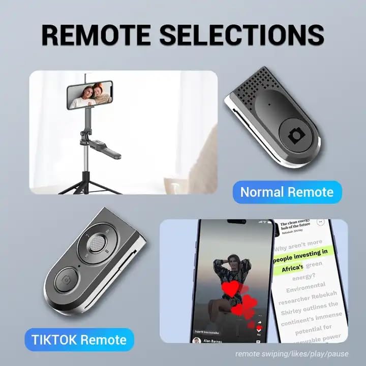 Image of K28 Wireless Selfie Stick for Live Broadcasting with Bonus Phone Holder - Extendable Monopod for Effortless Selfies, Vlogging, and Streaming - Universal Compatibility and Enhanced Features