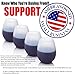 Unbreakable Silicone Wine Glasses - 14 Ounce Stemless Shatterproof Wine Squishy Cups by Jokel - Set of 4