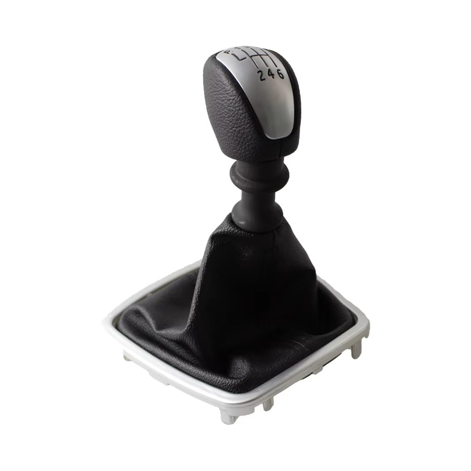 XKOEHXJ Car Gear Shift Knob for Laguna for Mk3 2007-2015 Car Manual 1 Set Gear Shift Knob Gaiter Boot Cover Lever Gearbox Boot Cover