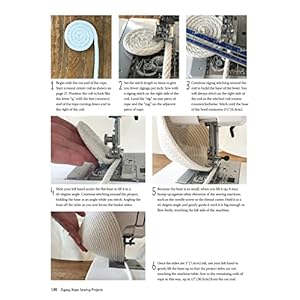 Zigzag rope sewing projects 16 home accessories to make with a simple stitch landauer learn the craft of sewing with rope create durable and decorative bags bowls baskets trivets and more paperbacks  urban country home decor