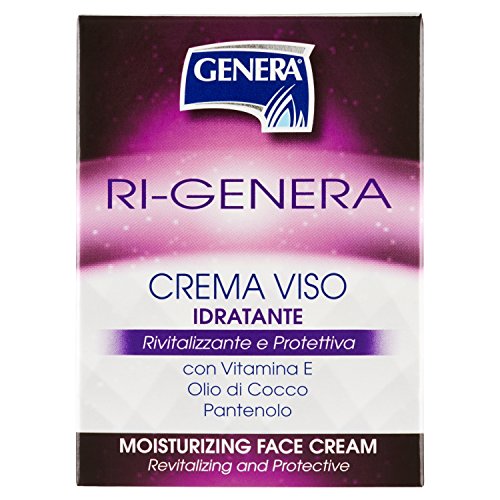 Crema facial hidratante con coenzima Q 10, agua de rosas y manteca de karité, 50 ml
