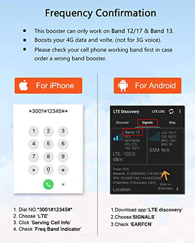 Cell Phone Signal Booster for Car, Truck and SUV - Enhance 4G Data and Volte for Verizon, AT&T and T-Mobile - Dual 700MHz Band 12/13/17 Cellular Repeater Antenna Kit for Small Vehicle. - Thumbnail 3