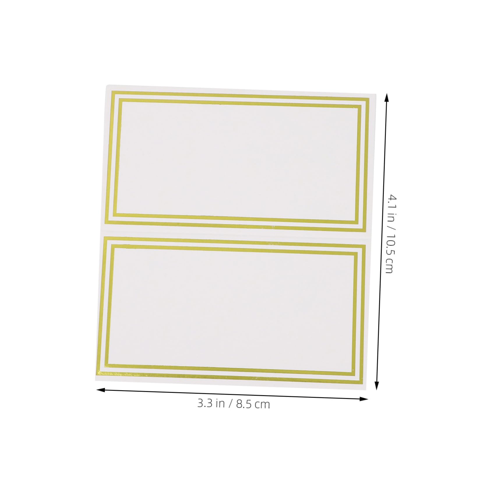 HOMSFOU 3 Sätze Tischkarten Mit Bronzing Design Für Hochzeiten Und Dinnerpartys Elegante Platzkarten Aus Dickem Einfach Zu Beschreiben Robust 60 Stück * 3