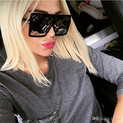 Retro Aviator Sunglasses for Women Men, Trendy Square Sun Glasses with UV400 Protection and Anti-glare3