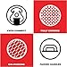 Airhead Hot Dog Towable 1-5 Rider Tube for Boating and Water Sports, Neoprene Seat Pads, Double-Stitched Full Nylon Cover, and Boston Valve for Convenient Inflating and Deflating