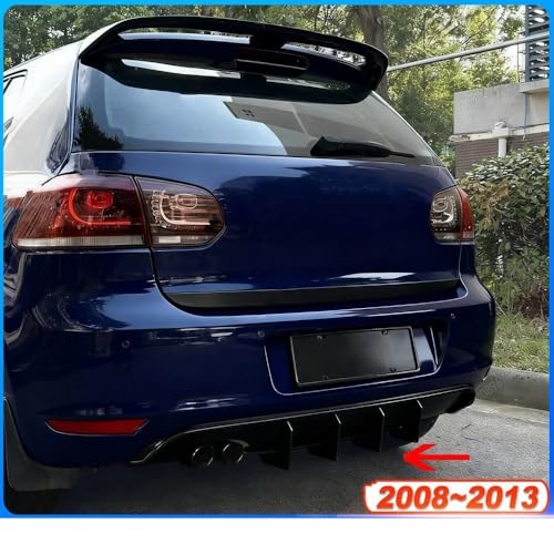 Lèvre Pare-chocs Arrière Golf 6 Standard | Ajustement Parfait sans Modification Tuning MK6 ABS - 2