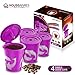 4 Refillable/Reusable Cups Compatible With Keurig 2.0 - K200, K300, K400, K500 Series and all 1.0 Brewers (4-Pack)