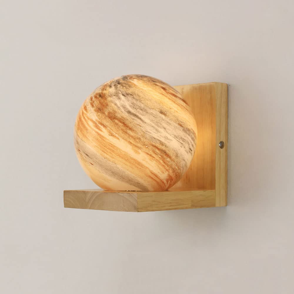 Apliques de pared nórdicos infantiles tipo lámpara de globo de cristal E27