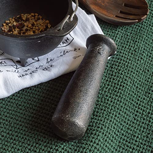 Backcountry Iron 6.25 Inch Heavy Cast Iron Pestle For Grinding And Pulverizing #TOP3