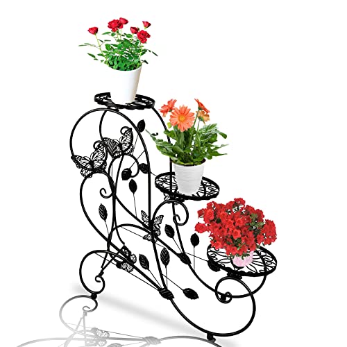 HLC Metal Plant Stand 3 Tier