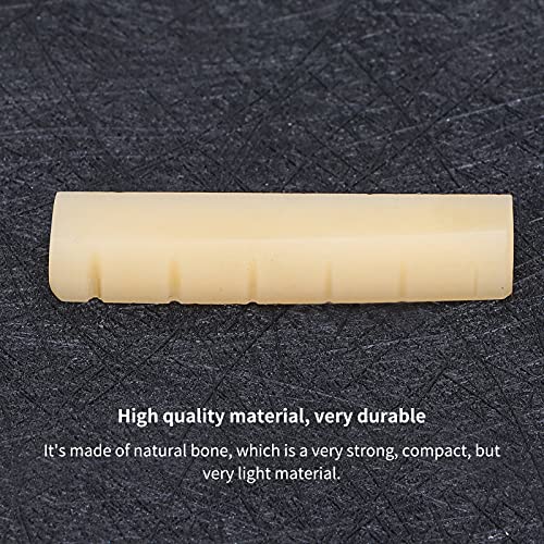 43mm Slotted Guitar Nut Complete Bone Unbleached Acoustic Guitar Nuts Guitar Accessories for Guitar Lovers - Image 4
