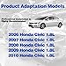 Motor Mount, Engine Mount Set Compatible with 2006 2007 2008 2009 2010 2011 Honda Civic 1.8L Automatic Transmission 4PCS Replaces # A4530 A4534 A4546 A4543