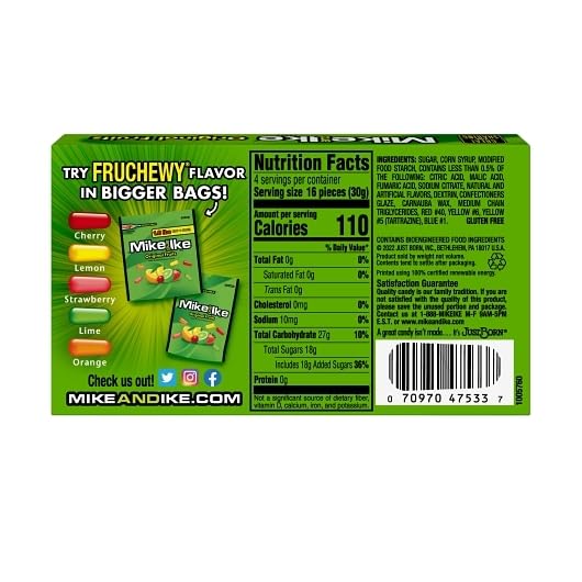 Miniatura 2 de Caramelos masticables, caja de teatro, caja variada, 4.5 onzas (original, mega, tropical, baya)