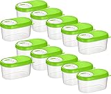 Gewürzdosen Kigima Schüttdosen 0,14L 12er Set in Grün